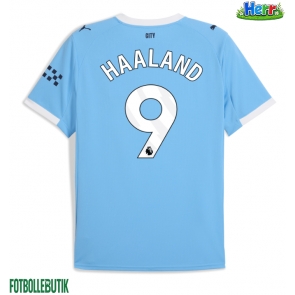 Manchester City Erling Haaland #9 Hemmatröja 2025-26 Kortärmad